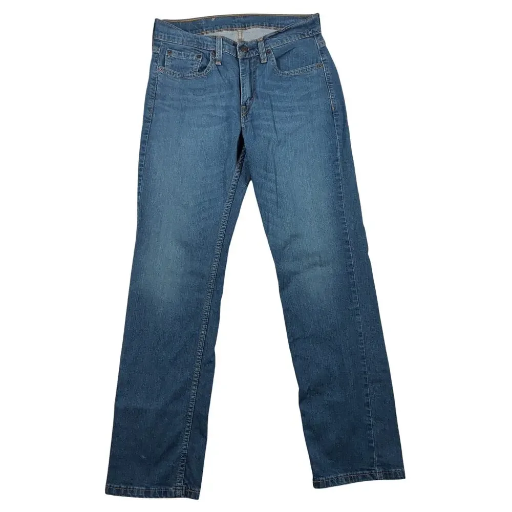 Levi's 514 Jeans 29 x 30 Straight Fit Leg Medium Wash Denim Casual